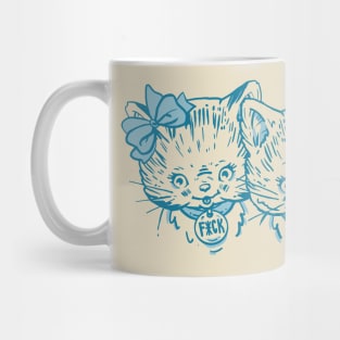 Happy Kittens, Rude Kittens Mug